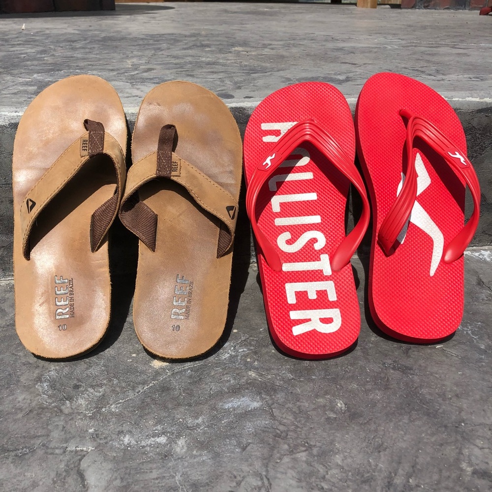 Hollister and Reef. Size 10